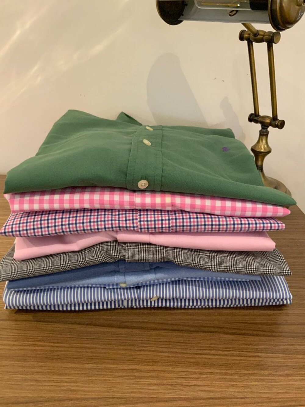 Ralph Lauren Button Down Shirt Lot 11 XL 17.5 Classic Fit Oxford Dress Shirts
